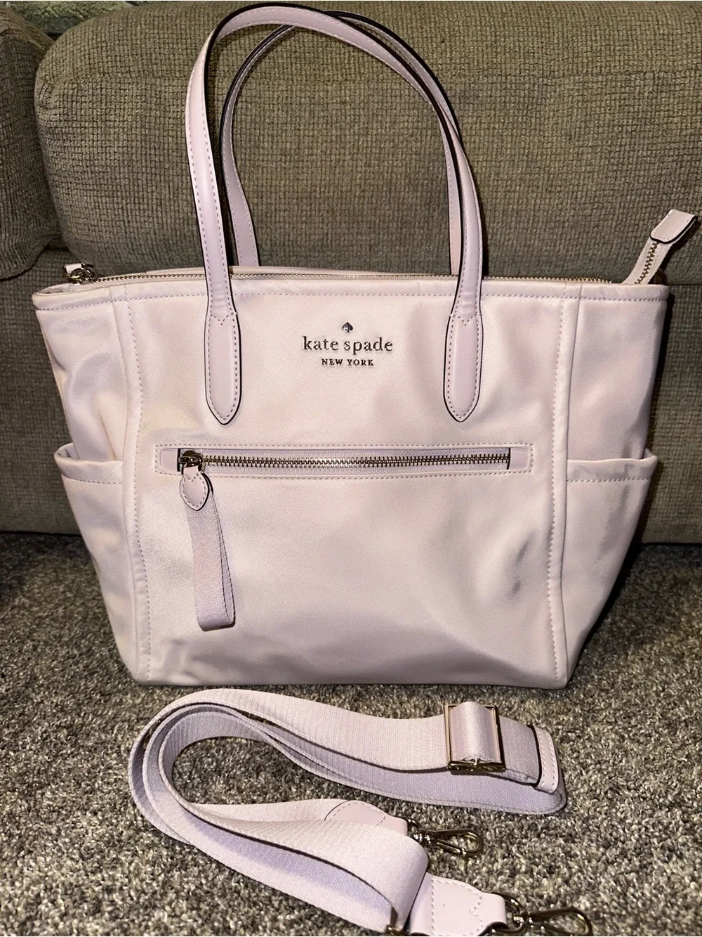 kate spade lavender Chelsea Tote with Detachable Strap